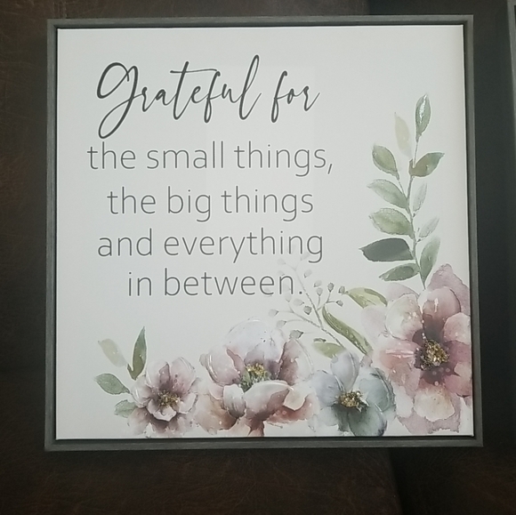 2 x Floral Framed Wall Art Decor Botanical Religious Theme Shabby Cottage Style - Picture 2 of 13